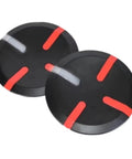 Pair Wheel Covers for Mini Pro Electric Scooter Upgrade Part, Heavy Duty Protection, black with red accents, 19.5cm