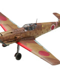 Messerschmitt Bf 109E7 1 48 Scale Plastic Model Kit with realistic fighter decals and detailed finish, left side view.