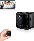 Ultra Mini 4K Wireless Nanny Camera With Crazy Long Battery Life Real Time Remote View Phone App Control Night Vision Motion Sensor