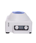 Front view of Electric Centrifuge Machine with LCD Display 4000 RPM Desktop Benchtop Centrifuge Timer and Speed Adjustable Six 10 mL Rotors