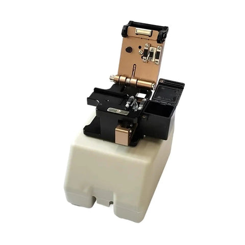 Premium C109 Fiber Optic Cleaver Machine Cutting Knife For C6 C8 C9 Sc Da Connectors Precision Splice Prep Tool, shown from the side.