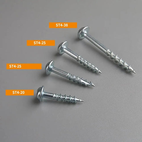 Pocket Hole Screws For Woodworking Pro Grade Set Of 100 38mm No 8 Coarse Thread Steel Screws in varying sizes