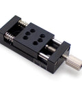 Close-up of X Axis Linear Stage 10mm Stroke Fine Tuning Precision Micro Sliding Table for Lab Experiments Pro Grade Aluminum Frame