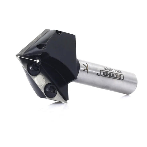 Heavy Duty Pro Grade Carbide V Groove 90 Degree Router Bit Half Inch Shank For Woodworking, Pro Grade Replacement Cutters