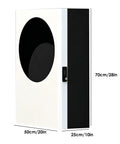 Heavy Duty Wall Mounted Outdoor EV Charger Storage Box With Key And Combo Lock, 70cm x 50cm x 25cm, weatherproof design.
