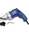 Heavy Duty Electric Metal Cutting Shears With Rotating Jaws Variable Speed 0 To 2500 Rpm with ergonomic handle and sharp blade.