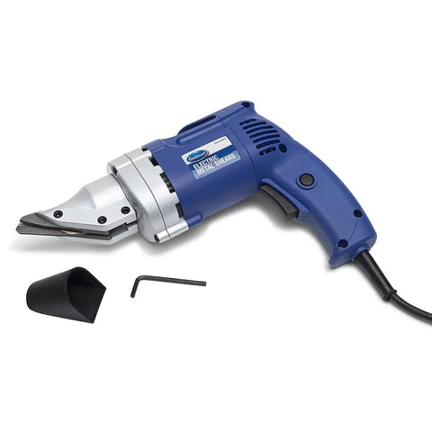 Heavy Duty Electric Metal Cutting Shears With Rotating Jaws Variable Speed 0 To 2500 Rpm with ergonomic handle and sharp blade.