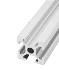 Close-up of Four Piece 20X20 TSlot Aluminum Profile Extrusion Frame Kit For CNC Machines showing end cross-section.