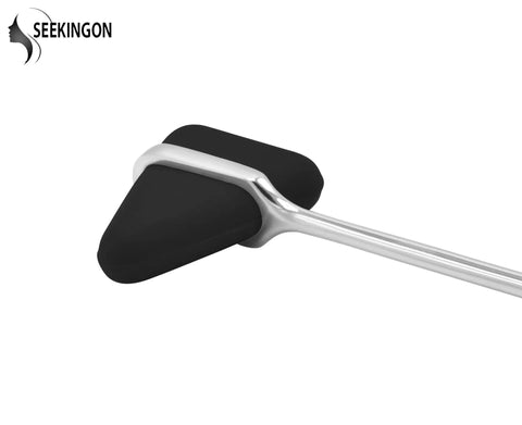 Tomahawk Percussion Reflex Hammer For Neurological Examination Black Durable Stainless Steel Build Ideal For Medical Students And Pros Classic Design Lightweight Yet Sturdy Wont Bend Or Break Perfect Kit Addition For Training And Clinic Use.