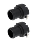 2 Pack Lower Radiator Hose Adapter 25485-3J000 Fits Hyundai Sonata Elantra Tucson And Kia Optima Sportage OEM Cross Reference, front view.
