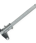 Pro Grade Six Inch Stainless Steel Caliper for Inside Outside Depth and Step Measurements, Four Way Measuring Tool on white background