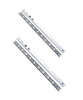 Full Extension Drawer Slides For Cabinets And Furniture, 214mm Metal Steel Rails, Two Section Guide Glides, silver finish