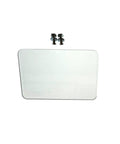 Top Rated Replacement Eye Shield For Bench Grinders 4X5 Inch Clear Lexan Safety Visor with mounting hardware.
