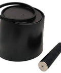 Espresso Knock Box 4.8 Inch Barista Style Grounds Bin With Removable Heavy-Duty Metal Knock Bar, Shock-Absorbent Non-Slip Base