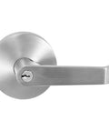Job Site Ready 304 Stainless Steel Push Bar Panic Exit Device With Exterior Lever Handle UL10C Ansi Grade 1 Certified commercial door hardware lever handle.