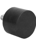 Heavy Duty Anti Vibration Rubber Bobbin Mount Isolator For Generators And Home Gym Gear NR SBR Bonded Rubber With Stud Design VE40x30 M10x25 1 Pack Delivers Top Notch Shock Absorption Quiet Operation And Solid Reliability. black VE40x30 rubber bobbin mount isolator with M10x25 stud