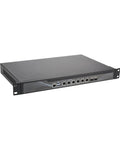 Built Tough 10GbE Firewall Network Appliance Workhorse With Intel Core I3 4100M 8GB RAM 512GB SSD Pfsense Opnsense Ready rackmount router with six LAN ports.