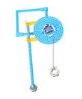 Pendulum Physics Kit For Kids And Teens, Hands On STEM Toy Set with blue and yellow components displaying motion and energy concepts