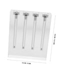 Engine Oil Viscosity Testing Stand And Acrylic Oil Comparator Tool For Auto Maintenance And Car Repair, Ideal For Pro Shops And DIY Garages, Durable, Easy To Use, Precision For Diagnostics, 3.5 x 4.6 in acrylic