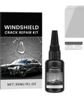 Windshield Crack Repair Kit For Chips And Cracks, Glass Window Repair Liquid That Penetrates Deep, DIY Car Glass Repair Solution