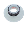 Top view of 12.7mm oil pump piston plunger part from Oil Pump Piston Plunger Shaft Lever Worm Gear Kit For Chainsaws