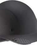 Side view of Cap Style Safety Hard Hat With Carbon Fiber Reinforced Shell Brim Grip Secure Fit Perforated Leather Comfort Dome EVA Foam Insert Top Cushion Oversized Ratchet Suspension For All Day Work Site Comfort showing brim grip detail