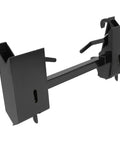 4000 Lbs Quick Tach Conversion Adapter Plate for Global Loaders Universal Quick Attach System, heavy-duty mount, black steel