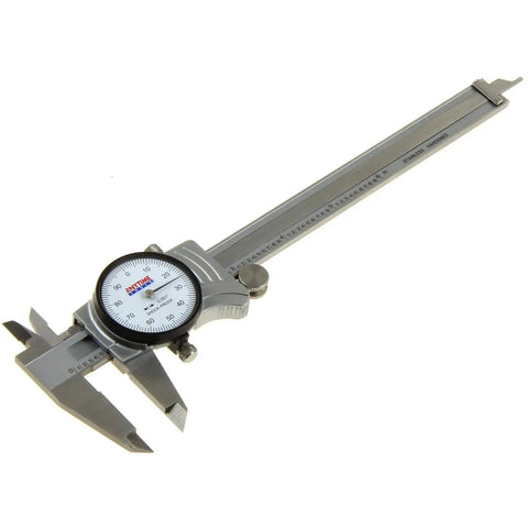 Premium Dial Caliper 6 Inch 0.001 Inch Precision With Double Shock Proof Design Hardened Stainless Steel Construction Zero Parallel Tolerance