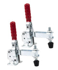 2 Piece Hand Toggle Clamps Set Fixed Welding Clamps With Rubber Tips And Quick Release For Woodworking Jigs And Fixtures Ergonomic Grip For Repetitive Tasks Built Tough Iron