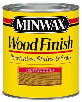 Real Deal Fruitwood Finish Oil Stain Flips On Clean For Zero Stress Cabinet Refreshes Fast Cure blends with Minwax Wood Finish can.