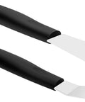 Beefy Dual Edge 3D Printer Scraper Kit with curved and straight blades, 6.3 by 1.5 inch metal scraper, 0.4 inch thick blade, hang hole