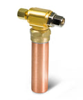 Copper 1/4 Inch Compression Tee Hammer Arrestor For Water Hammer Prevention, 1/4 In OD To 1/4 In OD, Easy Install