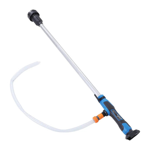 Cordless Stick Water Transfer Pump With Reinforced Aluminum Abs Body For Portable Sump Draining 36 Liters Per Minute Speed 13000 Rpm Motor with hose and nozzle