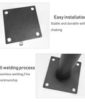 Premium Conical Adjustable Table Legs For Desks Dining Tables Rock Solid Support Rust Proof Finish base with holes for easy installation.