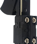 Straight Up Premium Quality Replacement Trigger Switch with paddle design for circular saws, compact 15amp, 125V, 4 terminals