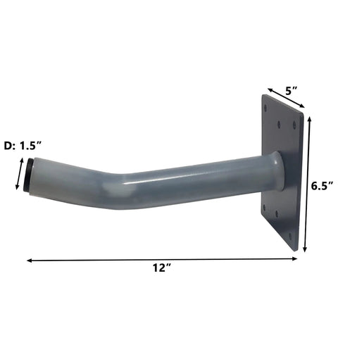 Heavy Duty 12 Inch Wall Tire Hanger Kit with Universal Multi Tool Storage Hooks Protective Sleeves Screws and Anchors Included