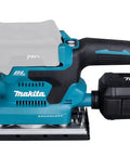 Badass Brushless Orbital Finishing Sander With Push Button Three Stage Electronic Speed And High Orbit Rate For Slick Wood Smoothing And Fast Prep Work Tool Only side view showcasing design and handle