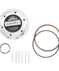 Standard Manual Locking Hubs for 30-Spline Axles, Chrome and Black Finish, Heavy Duty 4WD Hubs Pair with installation hardware