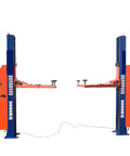 Heavy Duty Two Post Car Lift 11000 Lbs Hydraulic Auto Hoist Garage Shop Gear with 5000 kg capacity and safety lock.