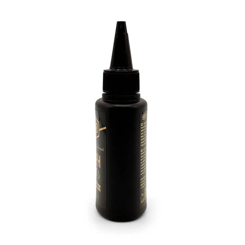 Graphite Bicycle Lubricant With Submicron Graphite And Ceramic Additives Wax Formula 120 Ml bottle side view