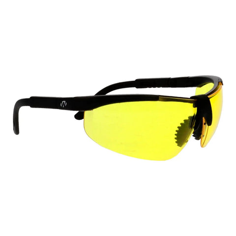 Top Shelf Rig Interchangeable Sport Glasses Featuring Four Lenses Clear Amber Smoke Gray And Yellow Tint Impact Resistant Hunting And Shooting Eye Safety Combo Kit Including Hard Case And Pouch