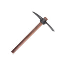 Chogan Mattock Outdoor Survival Axe With 1055 Carbon Steel Plain Edge Blade And Tennessee Hickory Handle shown on white background