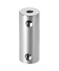 3Mm To One Eighth Inch Bore Rigid Shaft Coupling With Set Screw, Aluminum Alloy, 26Mm Length, 10Mm Outer Diameter