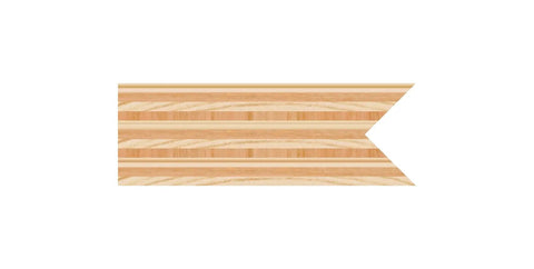 Carbide Edge Banding Router Bit Set cutting example on solid wood with clean pro-grade finish and 1-1/2 inch diameter