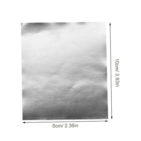 Sheet of Aluminum Epoxy Patch Tape For Pots And Pans Nonstick Leak Stop Tape 10 Sheets DIY Pot Repair Patch, 6cm by 10cm size in view