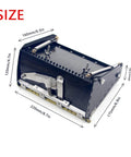 2 In 1 Mud Compound Putty Drywall Finishing Box Tool for 6 and 8 inch with detailed dimensions and design