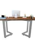 Badass Heavy Duty Steel Table Legs Two Pack Rock Solid Metal Base Supports For Durable Diy Coffee Tables And Dining Desks Easy Swap Fit Plus All Mounting Hardware Included, modern desk with heavy duty steel legs and wooden top.