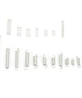 Super Slick 200pc Metal Spring Assortment Kit With 20 Size Extension Compression Tension Springs For Car Repair Bike Fixing Home Appliances Maintenance And DIY Projects In Durable Storage Box, assorted metal springs