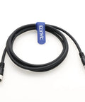 M12 A Code 4 Pin Female To Female Connector Cable With Molded PVC Jacket, Industrial Sensor Lead, coiled, front view