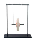 Rolling Pendulum Interactive Toy For STEM Education Reusable Physics Demonstration Kit with all-metal frame and wheel on stand
